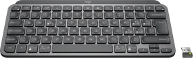 Logitech MX Keys Mini for Business, LEDs weiß, Logi Bolt, Graphite, schwarz, USB/Bluetooth, IT