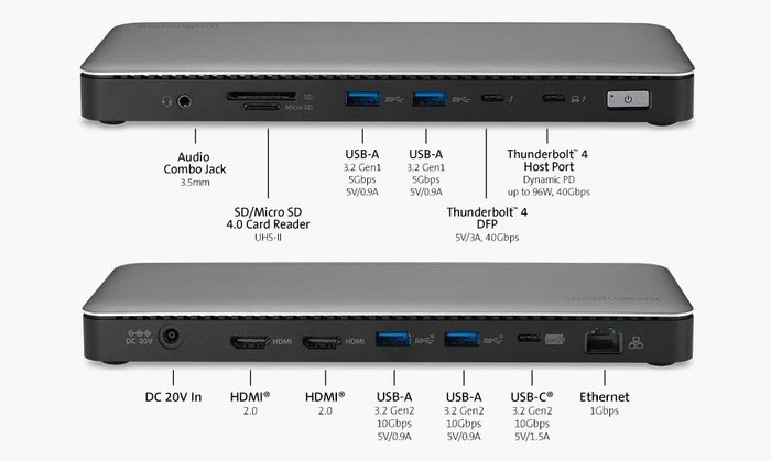 Kensington SD5760T Thunderbolt 4 Docking Station, Thunderbolt 4 [Buchse]