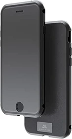 Black Rock 360° Glass Case Premium Leather für Apple Phone SE (2022)/SE (2020)/iPhone 8/iPhone 7 schwarz