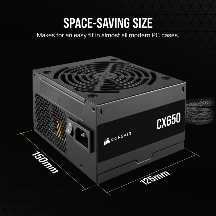 Corsair CX Series 2023 CX650 650W, ATX 2.31