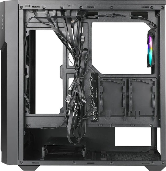 AZZA Torrent Black, schwarz, Glasfenster