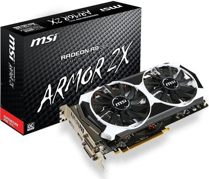 MSI Radeon R9 380, R9 380 2GD5T OC, 2GB GDDR5, 2x DVI, HDMI, DP