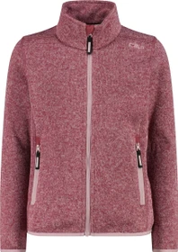 CMP Fleece Knit-Tech Meliert Jacke peony/dawn pink (Junior)