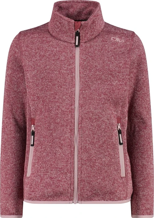 CMP Fleece Knit-Tech Meliert Jacke peony/dawn pink (Junior)