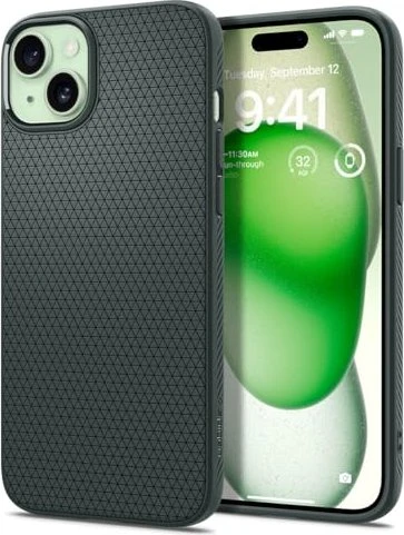 Spigen Liquid Air für Apple iPhone 15 Abyss Green
