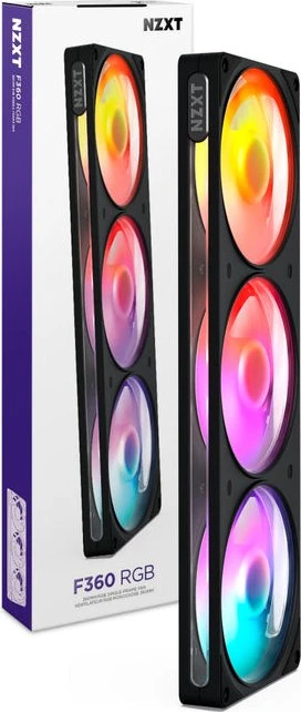 NZXT F360 RGB, schwarz, 3x 120mm