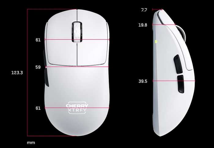 Cherry Xtrfy M68 Pro 8K Wireless weiß, USB