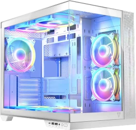 Modecom Volcano Panorama Apex ARGB 7F White, Glasfenster
