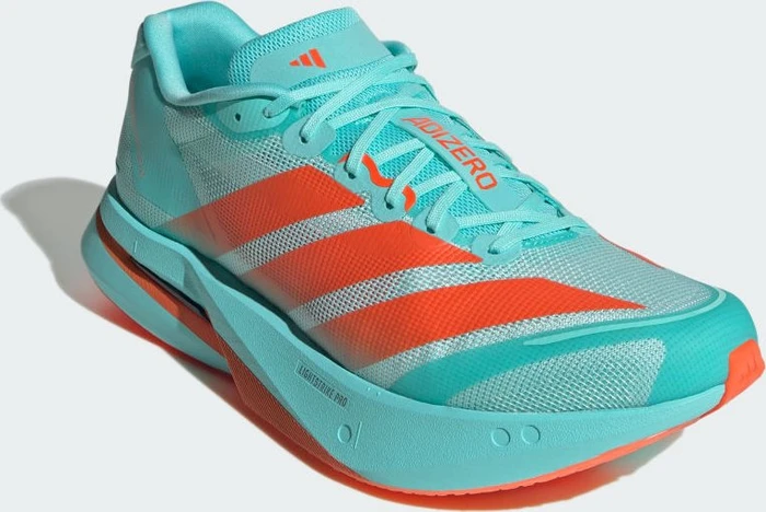adidas Adizero Boston 13 flash aqua/impact orange/iron metallic (Herren)