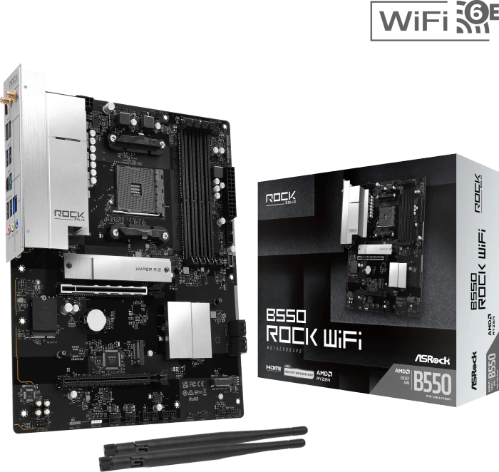 ASRock B550 Rock WiFi (AMD AM4)
