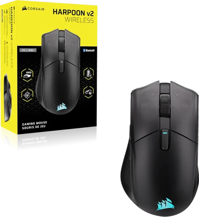 Corsair Harpoon v2 Wireless, USB/Bluetooth