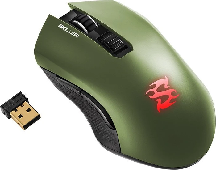 Sharkoon Skiller SGM3 grün, USB
