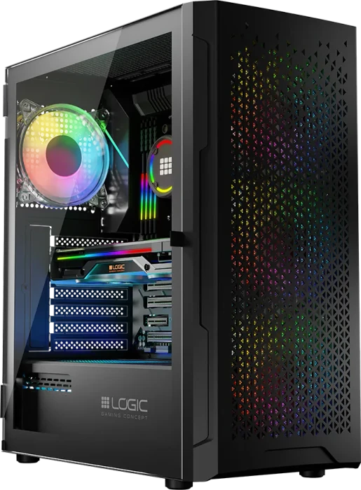Logic Concept Aramis ARGB Midi Black, Glasfenster