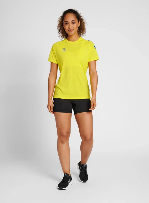 hummel Core XK Funktionsshirt kurzarm blazing yellow (Damen)