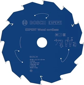 Bosch Professional Expert Wood Cordless Kreissägeblatt 12Z, 165x1x20mm, 1 Stück