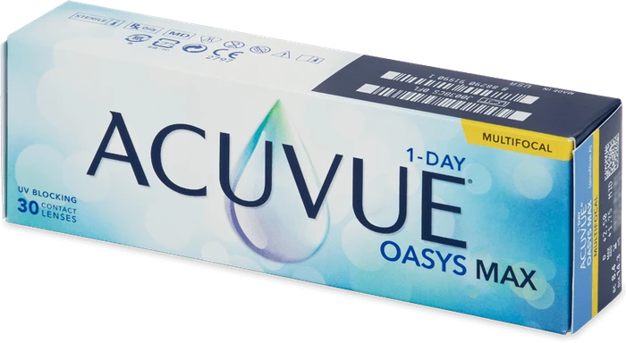 Johnson & Johnson Acuvue Oasys Max 1-Day Multifocal, -7.50 Dioptrien, 30 Stück