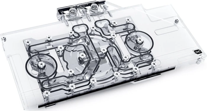 Alphacool Eisblock Aurora Acryl GPX-A AMD Radeon RX 6800 Nitro+ mit Backplate