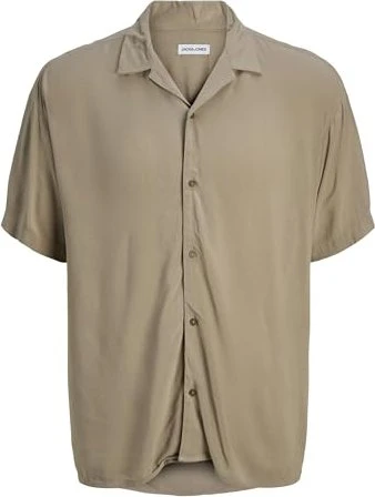 Jack & Jones Relaxed Fit Hemd kurzarm coriander (Herren)
