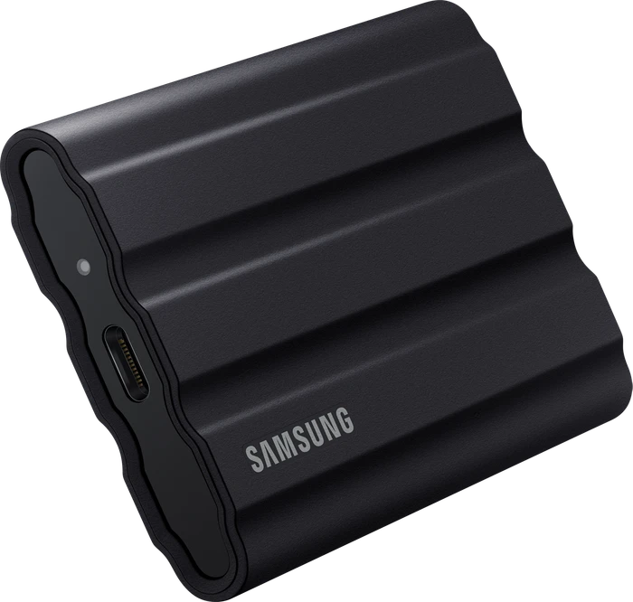 Samsung Portable SSD T7 Shield, schwarz, 1TB, USB-C 3.1