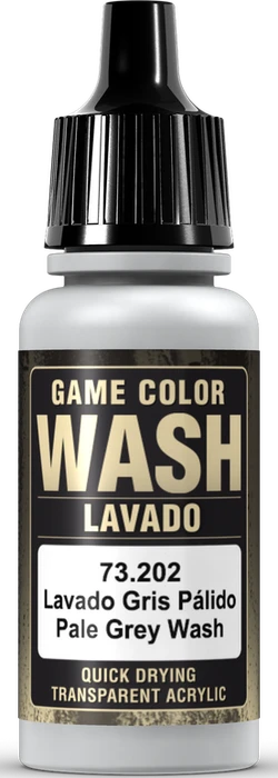 Vallejo Game Color rev.1 Wash pale grey, 17ml