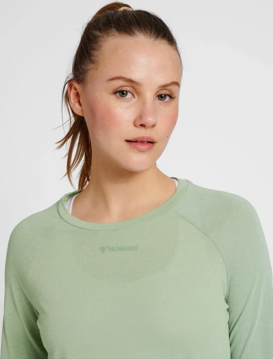 hummel MT Vanja Funktionsshirt langarm lily pad (Damen)