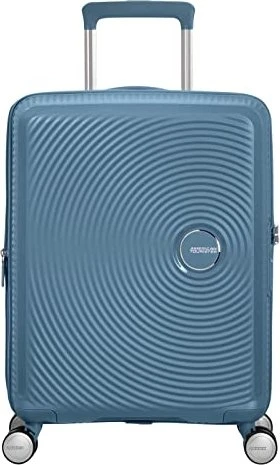 American Tourister Soundbox Spinner erweiterbar S stone blue