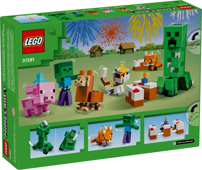 LEGO Minecraft - Geburtstagsfeier des Babyschweins