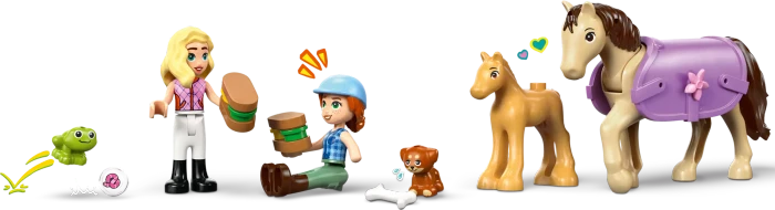 LEGO Friends - Pferd und Fohlen mit Pferdeanhänger