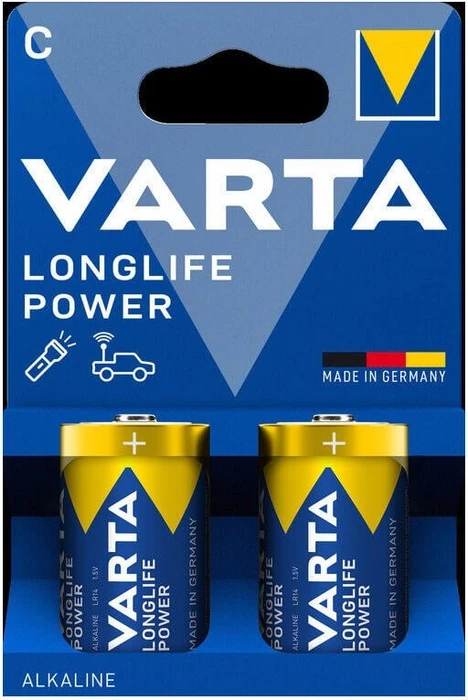 Varta Longlife Power Baby C, 2er-Pack