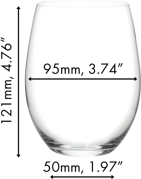 Riedel The O Wine Tumbler Cabernet/Merlotglas, 4 Stück
