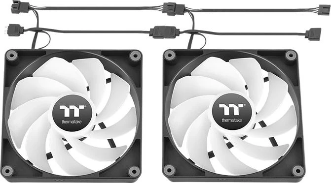 Thermaltake CT140 Reverse ARGB Sync Black, schwarz, 140mm, 2er-Pack