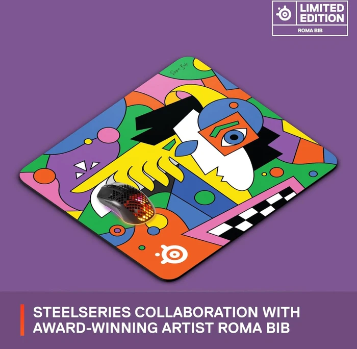 SteelSeries QcK Large, Roma Bip Limited Artist Edition