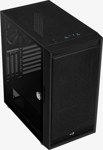 AeroCool Graphite, Glasfenster