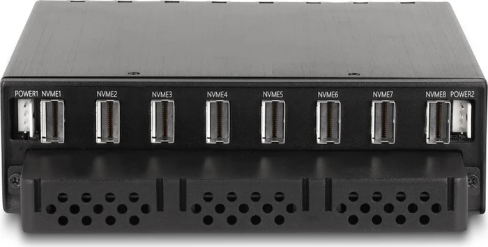 DeLOCK 3.5" Wechselrahmen 8x M.2 NVME SSD