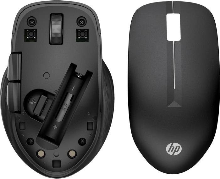 HP 430 Multi-Device Wireless Mouse Jet Black, USB/Bluetooth