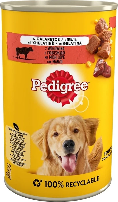 Pedigree Classic Adult mit 5 Sorten Fleisch, 4.80kg (12x 400g)
