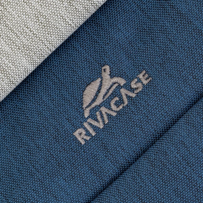 RivaCase Prater anti-theft Laptop Tasche 15.6", Grey/Dark Blue