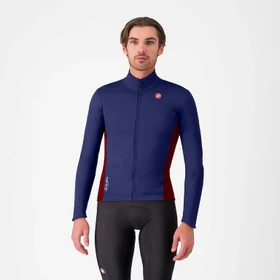 Castelli Entrata 2 Fahrradjacke belgian blue/bordeaux (Herren)
