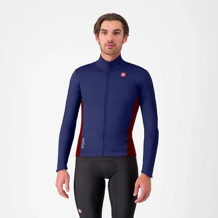 Castelli Entrata 2 Fahrradjacke belgian blue/bordeaux (Herren)