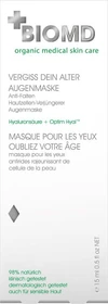 Biomed Vergiss dein Alter Anti-Aging Augenmaske, 15ml