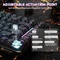 Attack Shark X82PRO HE Magnetic 75%, schwarz mit Kontur, LEDs RGB, Outemu White Jade Magnetic, USB/Bluetooth, US Vorschaubild