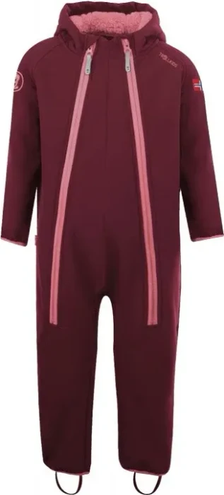 Trollkids Nordkapp Skianzug tea rose (Junior)