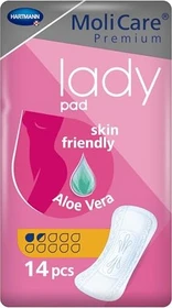 Hartmann MoliCare Premium Lady Pad 1.5 Tropfen Hygieneeinlage, 14 Stück