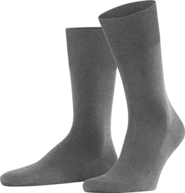 Falke ClimaWool Socken light greymel. (Herren)