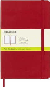 Moleskine Klassik Notizbuch, 130x210mm, glatt, fester Einband Large, scharlachrot, 240 Blatt