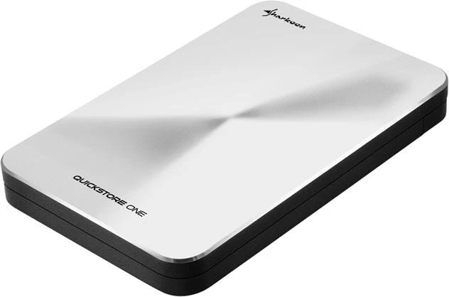 Sharkoon Quickstore portable silber, USB-C 3.1
