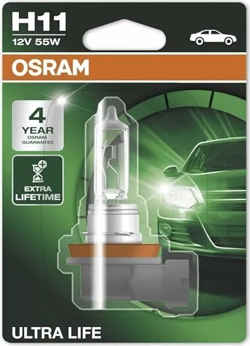 Osram Ultra Life H11 55W, 1er-Pack Blister