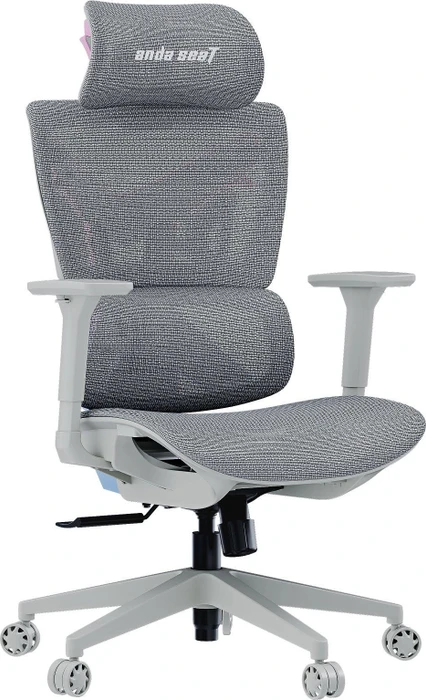 Anda Seat X-Air Mesh Office Gamingstuhl, Twilight Grey, grau/rosa/blau