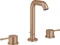 Grohe Essence 3-Loch Waschbeckenarmatur 1/2" M-Size mit Ablauffernbedienung warm sunset gebürstet Vorschaubild