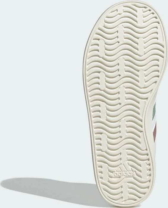 adidas VL Court 3.0 cloud white/linen green metallic/sandy pink metallic (Junior)